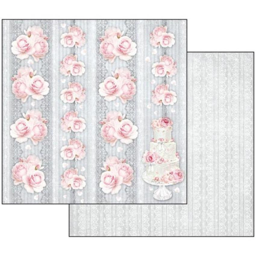 Stamperia - Designpapier "Wedding" Paper Pack 12x12 Inch - 10 Bogen