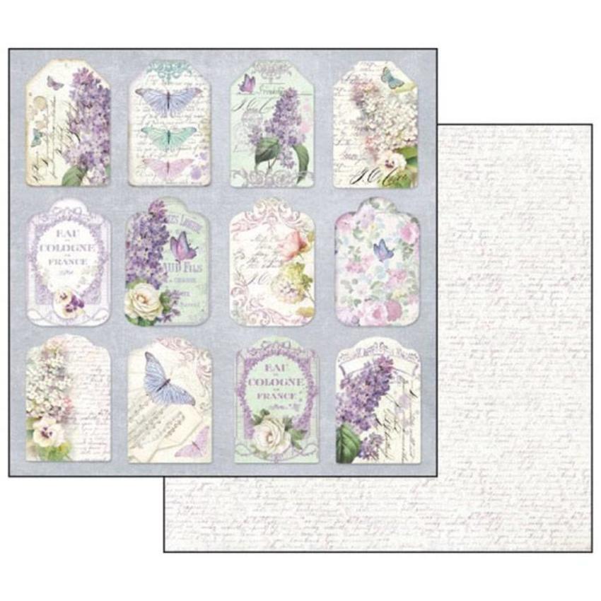 Stamperia - Designpapier "Lilac" Paper Pack 12x12 Inch - 10 Bogen