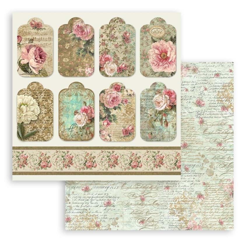 Stamperia - Designpapier "Precious" Paper Pack 12x12 Inch - 10 Bogen