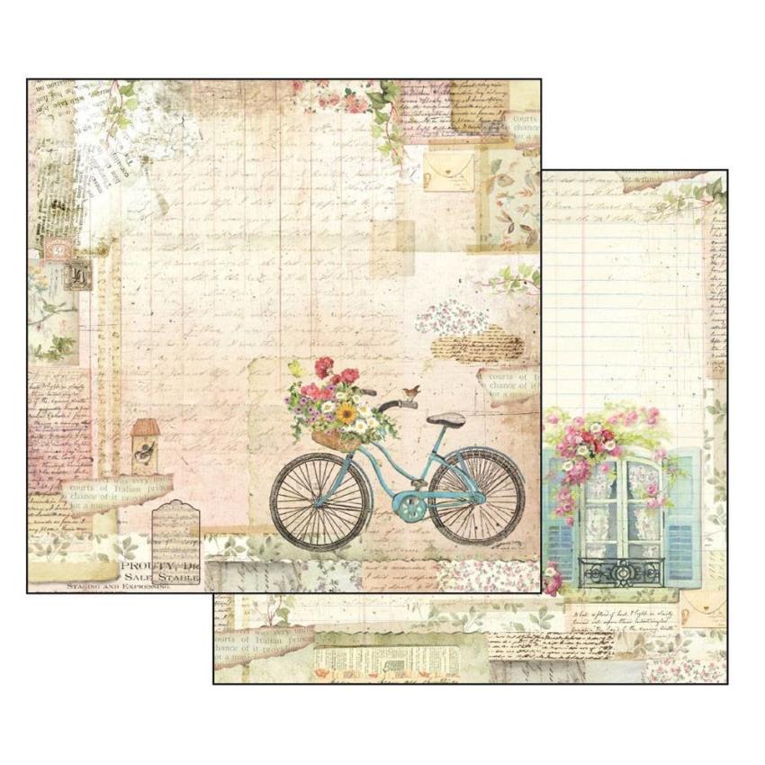 Stamperia - Designpapier "Garden" Paper Pack 12x12 Inch - 10 Bogen