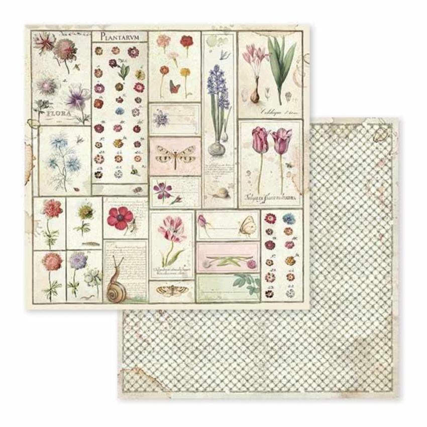 Stamperia - Designpapier "Spring Botanic" Paper Pack 12x12 Inch - 10 Bogen