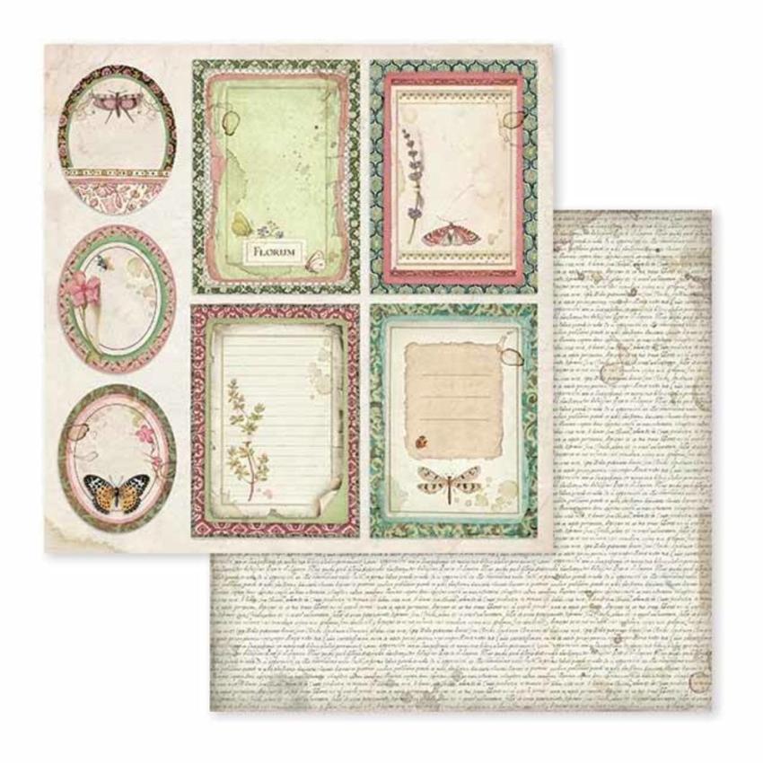 Stamperia - Designpapier "Spring Botanic" Paper Pack 12x12 Inch - 10 Bogen