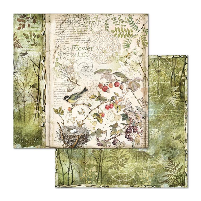 Stamperia - Designpapier "Forest" Paper Pack 12x12 Inch - 10 Bogen