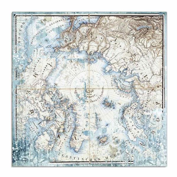 Stamperia - Designpapier "Antarctic Arctic" Paper Sheets 12x12 Inch - 10 Bogen