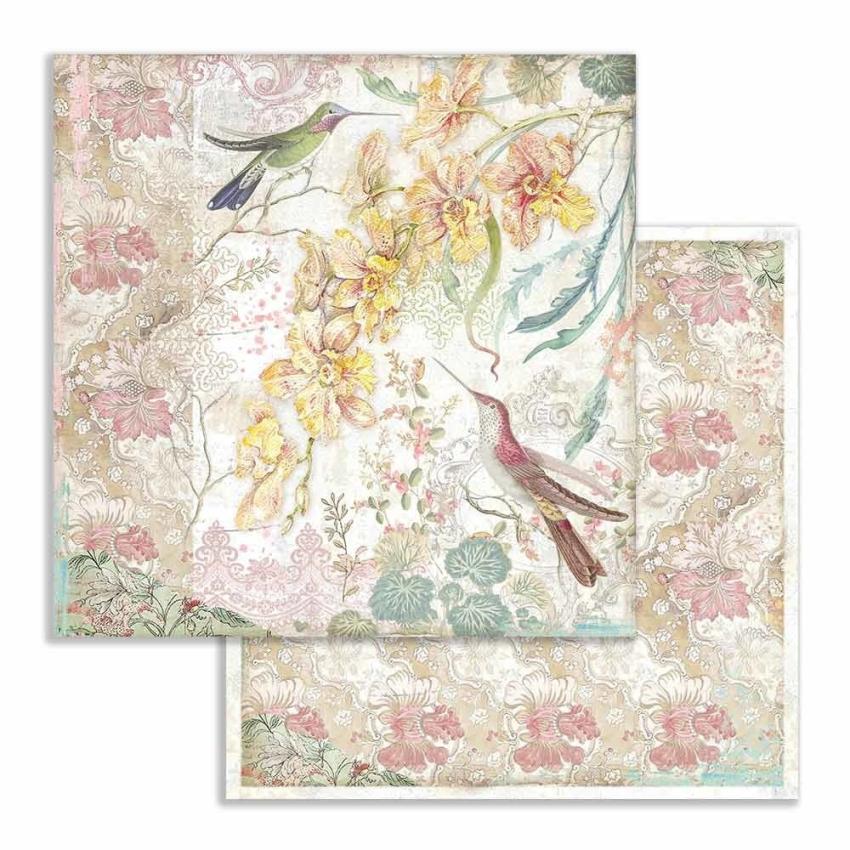 Stamperia - Designpapier "Orchids and Cats" Paper Pack 12x12 Inch - 10 Bogen