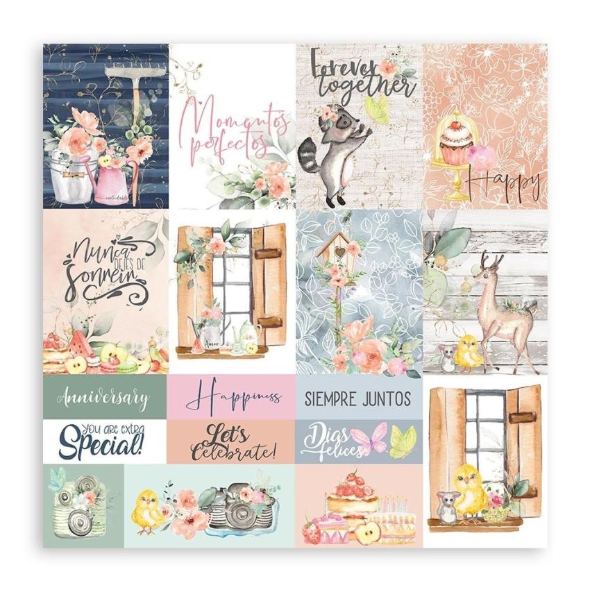 Stamperia - Designpapier "Celebration" Maxi Paper Pack 12x12 Inch - 22 Bogen