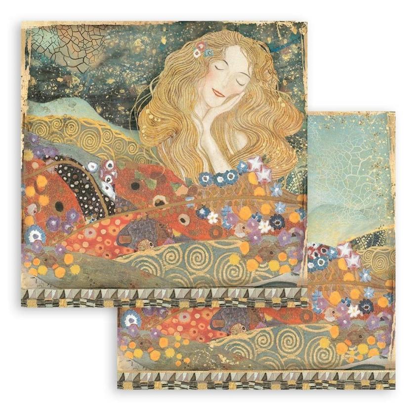 Stamperia - Designpapier "Klimt" Paper Pack 12x12 Inch - 10 Bogen