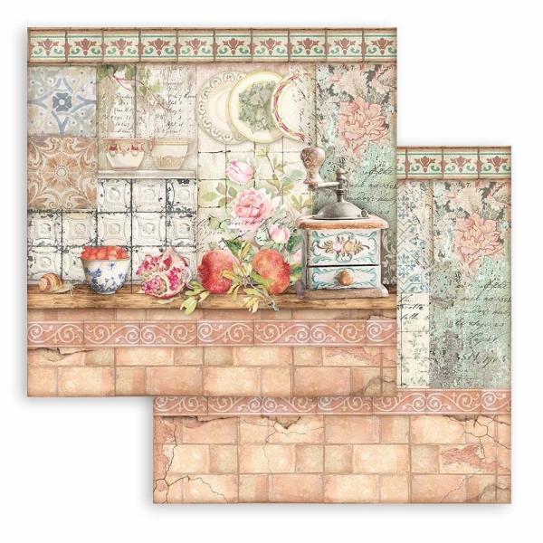 Stamperia - Designpapier "Casa Granada" Paper Pack 12x12 Inch - 10 Bogen