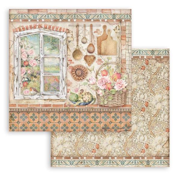 Stamperia - Designpapier "Casa Granada" Paper Pack 12x12 Inch - 10 Bogen