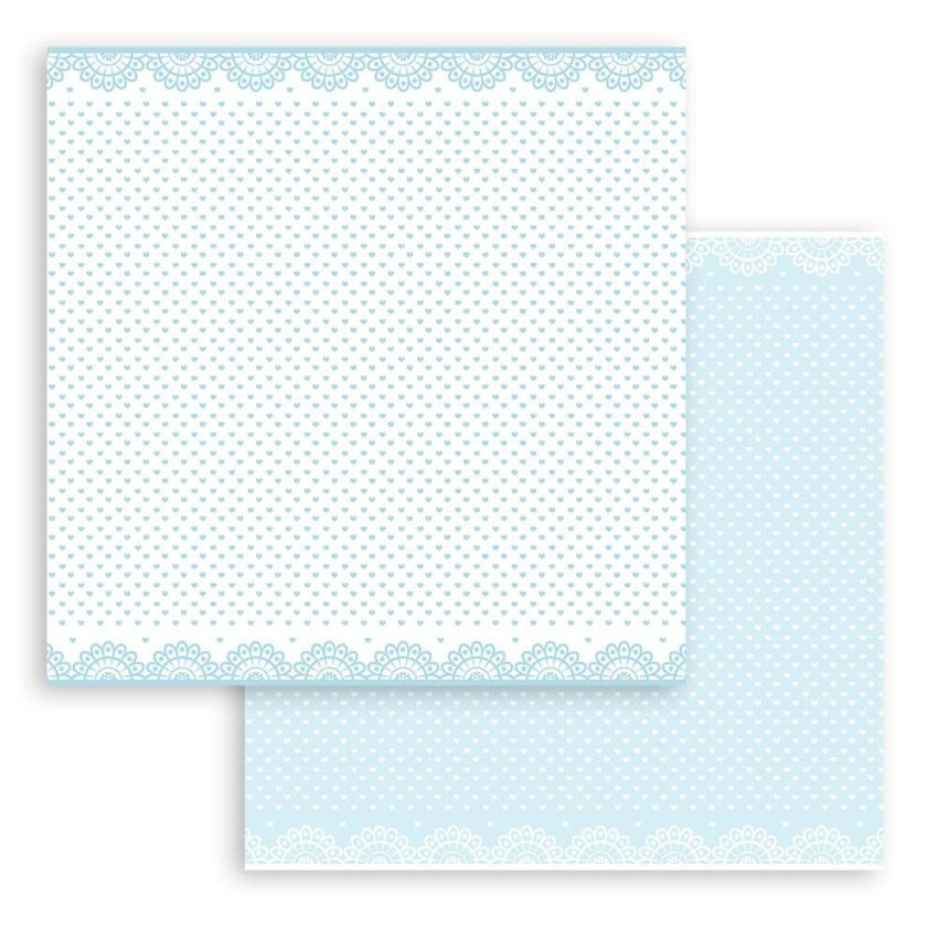 Stamperia - Designpapier "Babydream Blue" Paper Pack 12x12 Inch - 10 Bogen