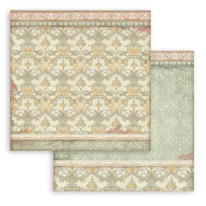 Stamperia - Designpapier "Casa Granada" Maxi Paper Pack 12x12 Inch - 10 Bogen