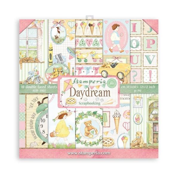 Stamperia - Designpapier "Daydream" Paper Pack 12x12 Inch - 10 Bogen