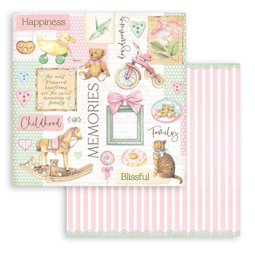 Stamperia - Designpapier "Daydream" Paper Pack 12x12 Inch - 10 Bogen