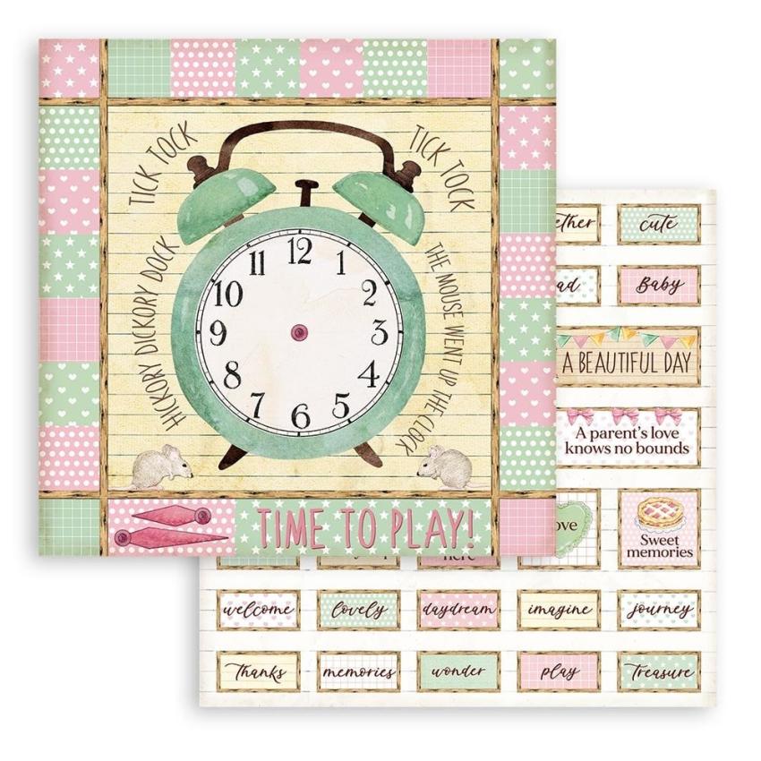 Stamperia - Designpapier "Daydream" Paper Pack 12x12 Inch - 10 Bogen