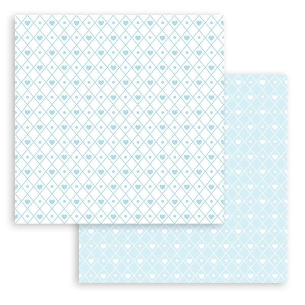 Stamperia - Designpapier "Babydream Blue" Paper Pack 8x8 Inch - 10 Bogen