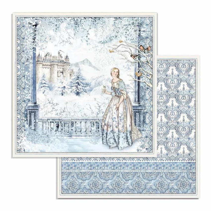 Stamperia - Designpapier "Winter Tales" Paper Pack 6x6 Inch - 10 Bogen