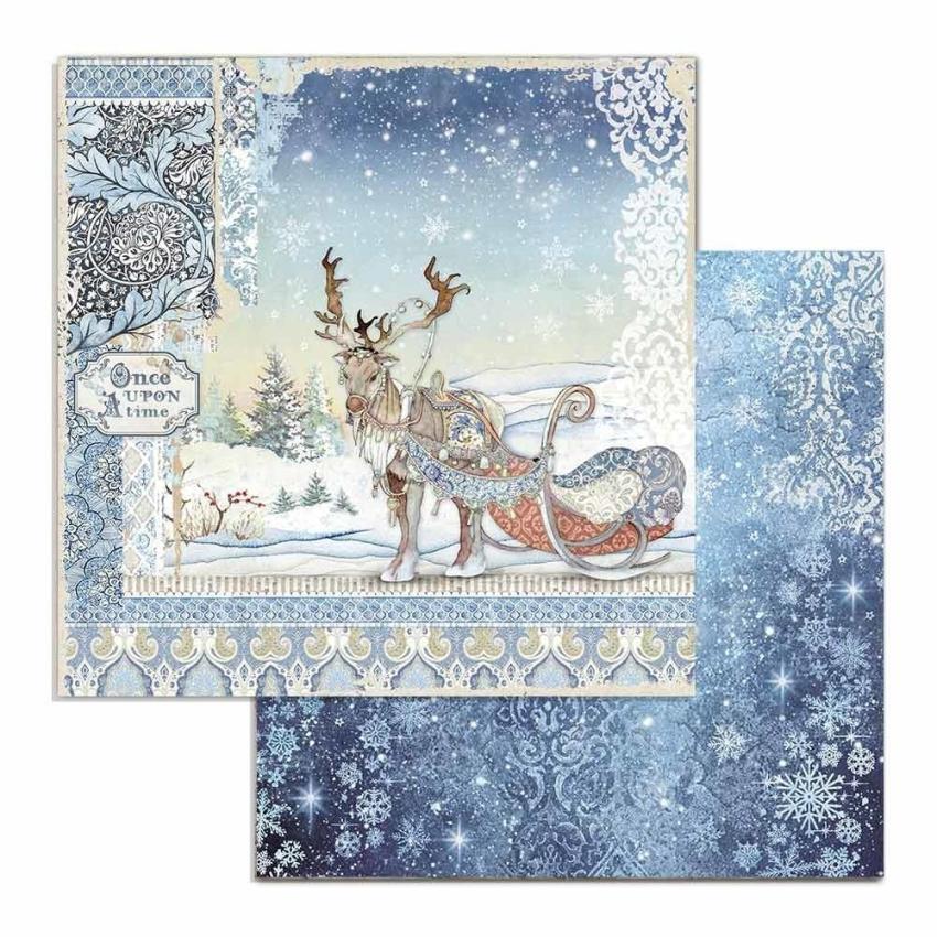 Stamperia - Designpapier "Winter Tales" Paper Pack 6x6 Inch - 10 Bogen