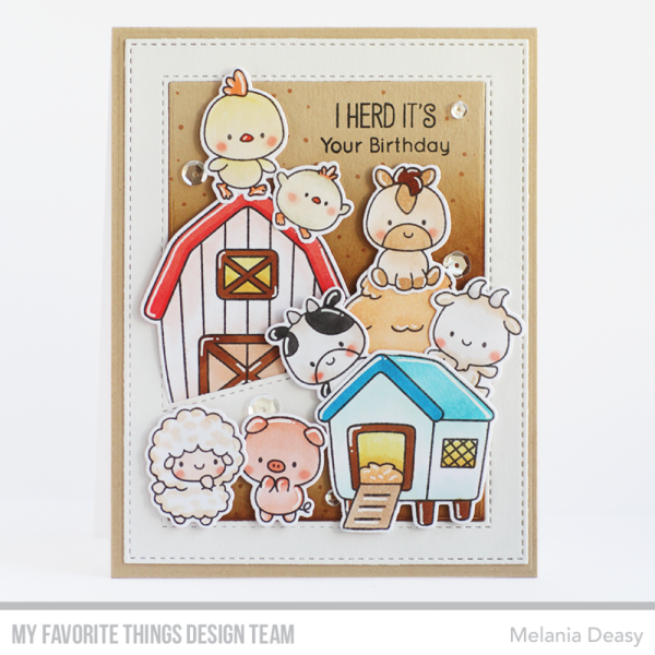 My Favorite Things - Stempelset "Barnyard Bunch" Clear Stamps