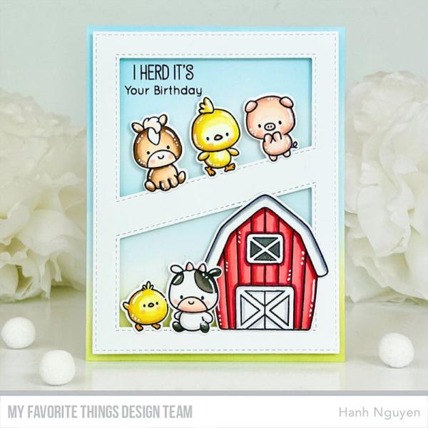 My Favorite Things - Stempelset "Barnyard Bunch" Clear Stamps