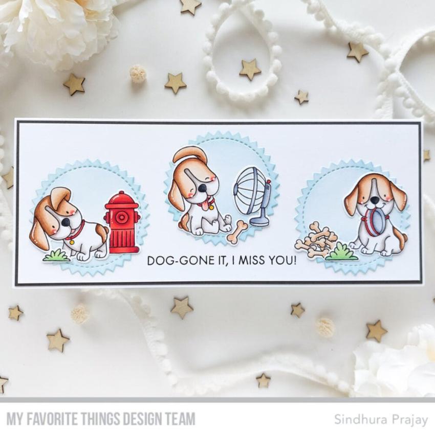 My Favorite Things - Stempelset "Playful Pups" Clear Stamps