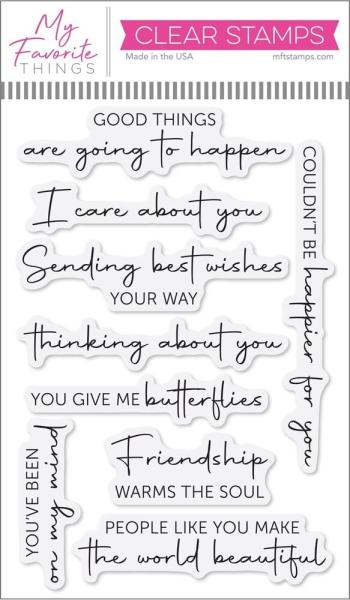 My Favorite Things - Stempelset "You Give Me Butterflies" Clear Stamps