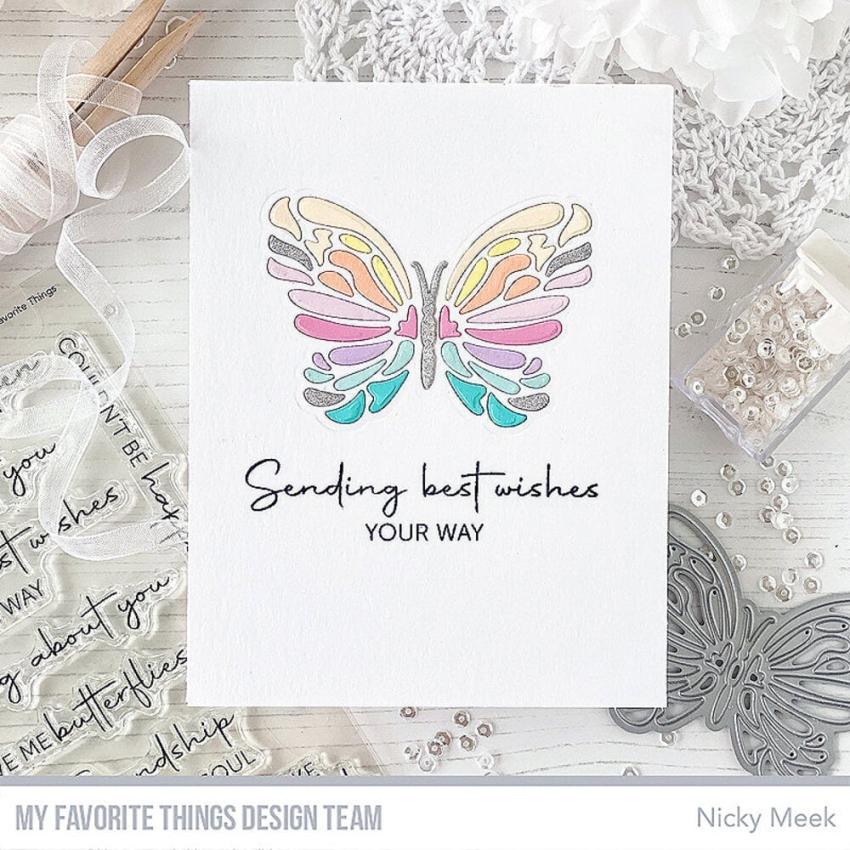My Favorite Things - Stempelset "You Give Me Butterflies" Clear Stamps