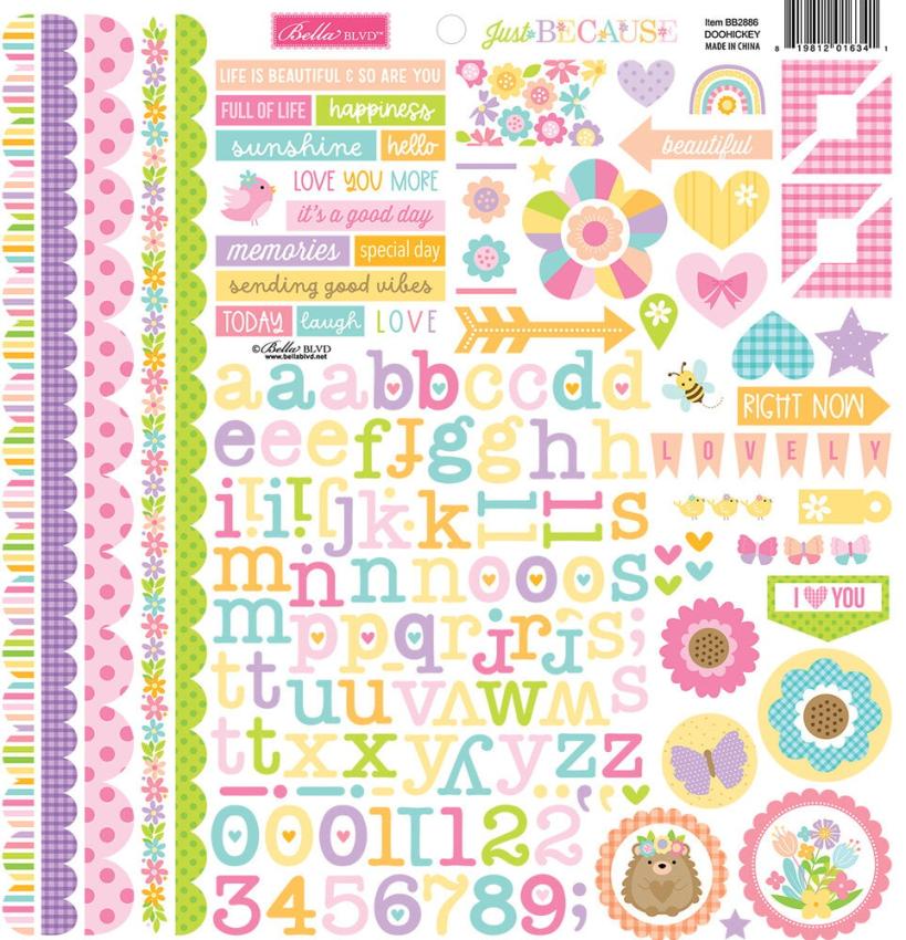 Bella BLVD - Designpapier "Just Because" Collection Kit  