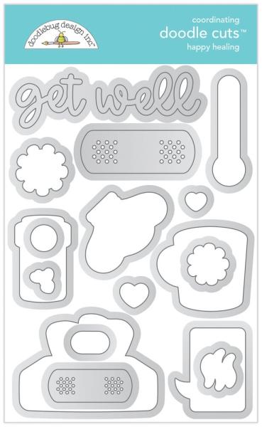 Doodlebug Design - Stanzschablone "Happy Healing" Doodle Cuts