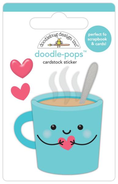 Doodlebug Design - Sticker "Heart Warming" Doodle-Pops 