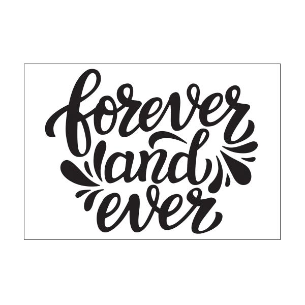 Vaessen Creative - Prägefolder "Forever & ever" Embossingfolder