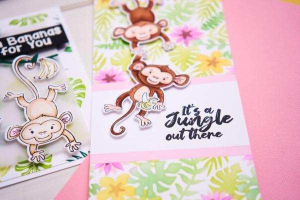 Sizzix - Stempelset "Going Bananas" Clear Stamps Design by Catherine Pooler