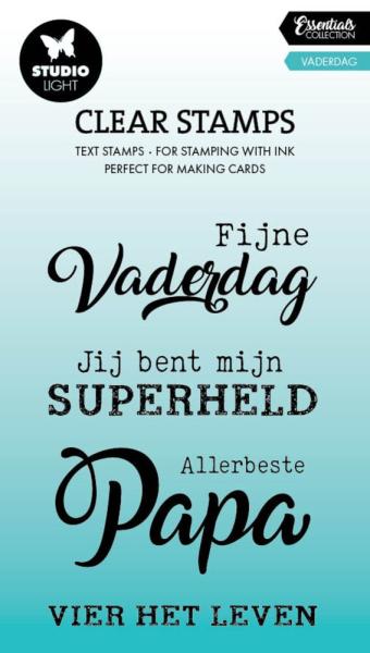 Studio Light - Stempelset "Vaderdag" Clear Stamps