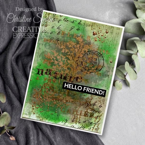 Creative Expressions - Stempelset "Numbers From The Past" Clear Stamps 15,2x20,3cm Design by Sam Poole