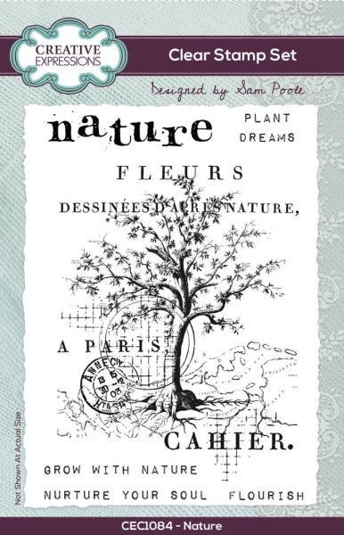 Creative Expressions - Stempelset A6 "Nature" Clear Stamps