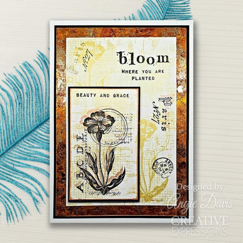 Creative Expressions - Stempelset A6 "Bloom" Clear Stamps