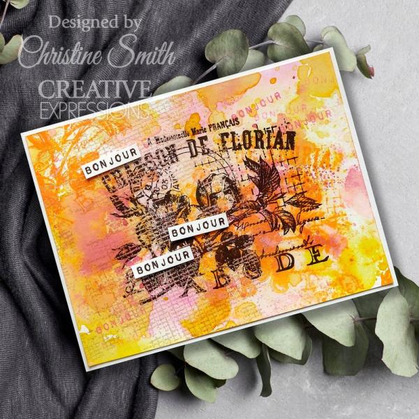 Creative Expressions - Stempelset A6 "Fleur" Clear Stamps