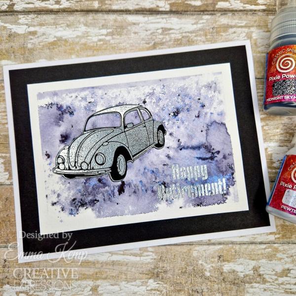 Creative Expressions - Stempelset A5 "Classic Cars" Clear Stamps