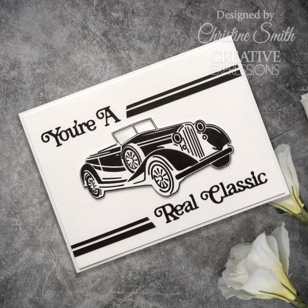 Creative Expressions - Stanzschablone "Dream Car Collection Vintage Cars" Craft Dies Design by Sue Wilson