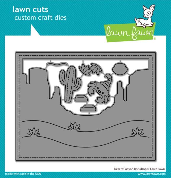 Lawn Fawn - Stanzschablone "Desert Canyon Backdrop" Dies