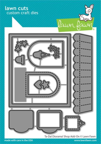 Lawn Fawn - Stanzschablone "Ta-da! Diorama! Shop" Add-on Die