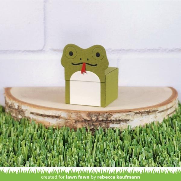 Lawn Fawn - Stanzschablone "Tiny Gift Box Lizard And Snake" Add-on Die