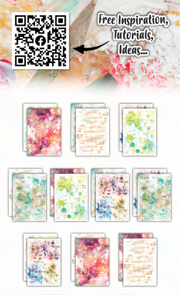 AALL and Create - Designpapier "Spectrum Splash" Paper Pack A6 - 10 Bogen