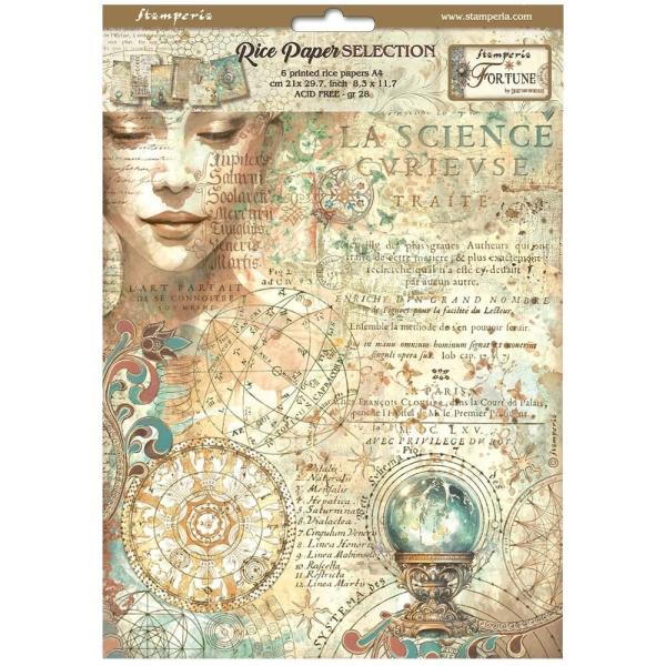 Stamperia - Decopatch Papier "Selection" Decoupage A4 - 6 Bogen  