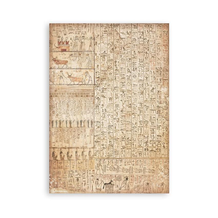 Stamperia - Washi Papier "Fortune" Washi Pad 14,8x21cm - 8 Bogen