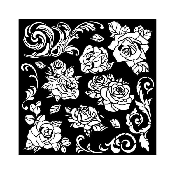 Stamperia - Schablone 18x18cm "Rose Pattern" Stencil  