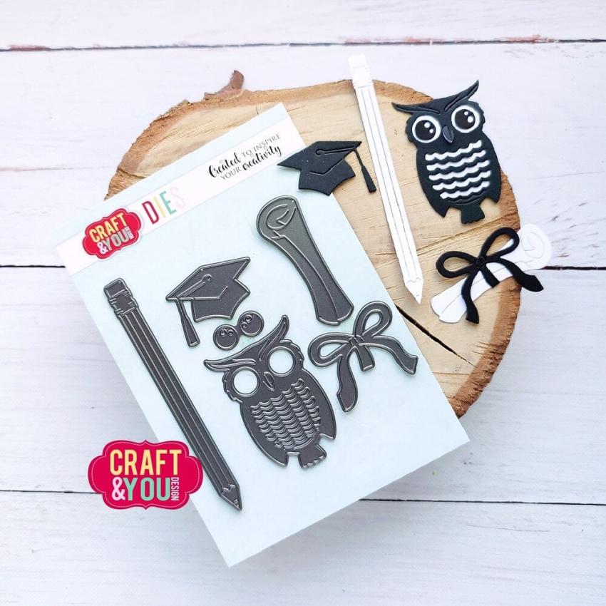 Craft & You Design - Stanzschablone "Owl" Dies