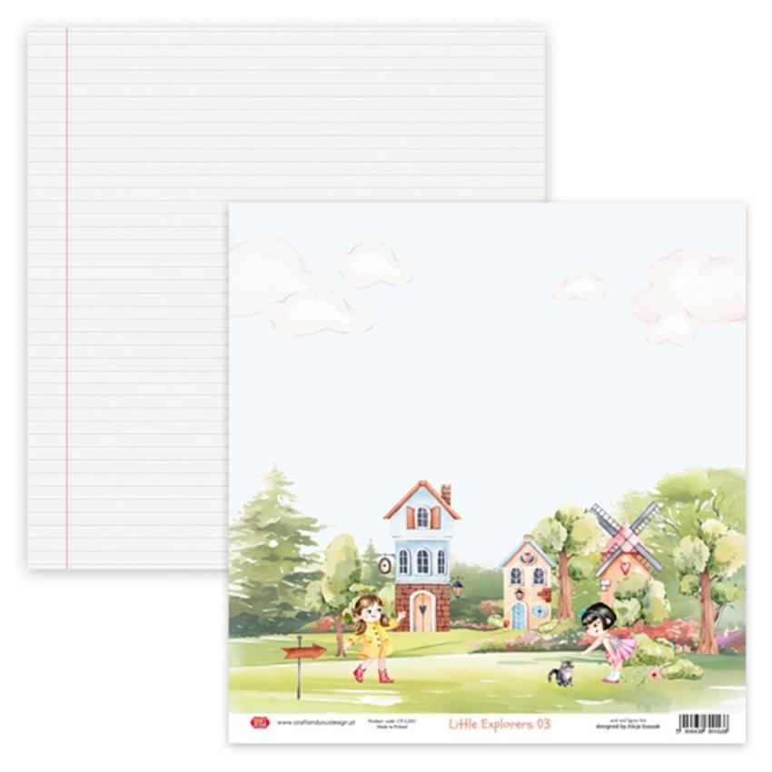 Craft & You Design - Designpapier "Little Explorers" Creative Set 12x12 Inch - 12 Bogen