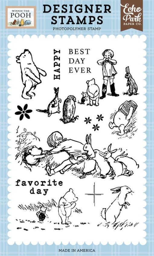 Echo Park - Stempelset "Favorite Day With Pooh" Clear Stamps