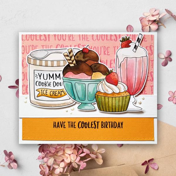 Creative Expressions - Stempelset "The Coolest" Clear Stamps 4x6 Inch Design by Jane's Doodles