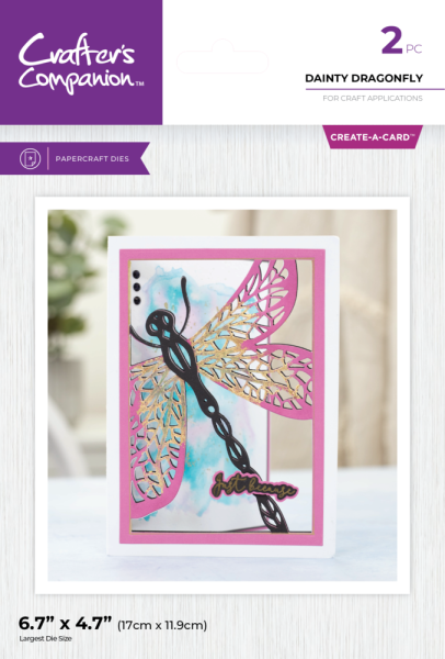 Crafters Companion - Stanzschablone "Dainty Dragonfly" Dies